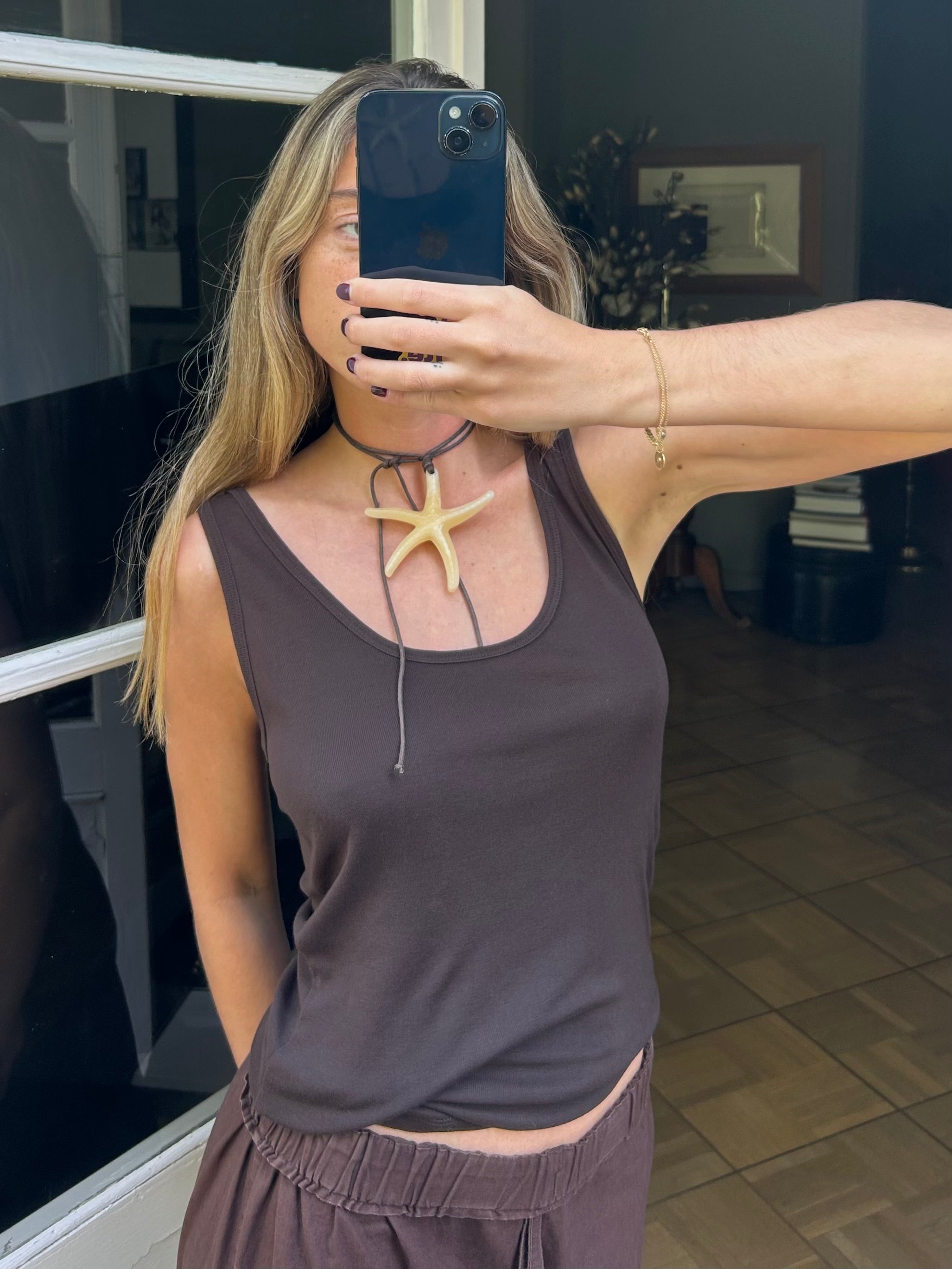 The Seastar Necklace - Lime