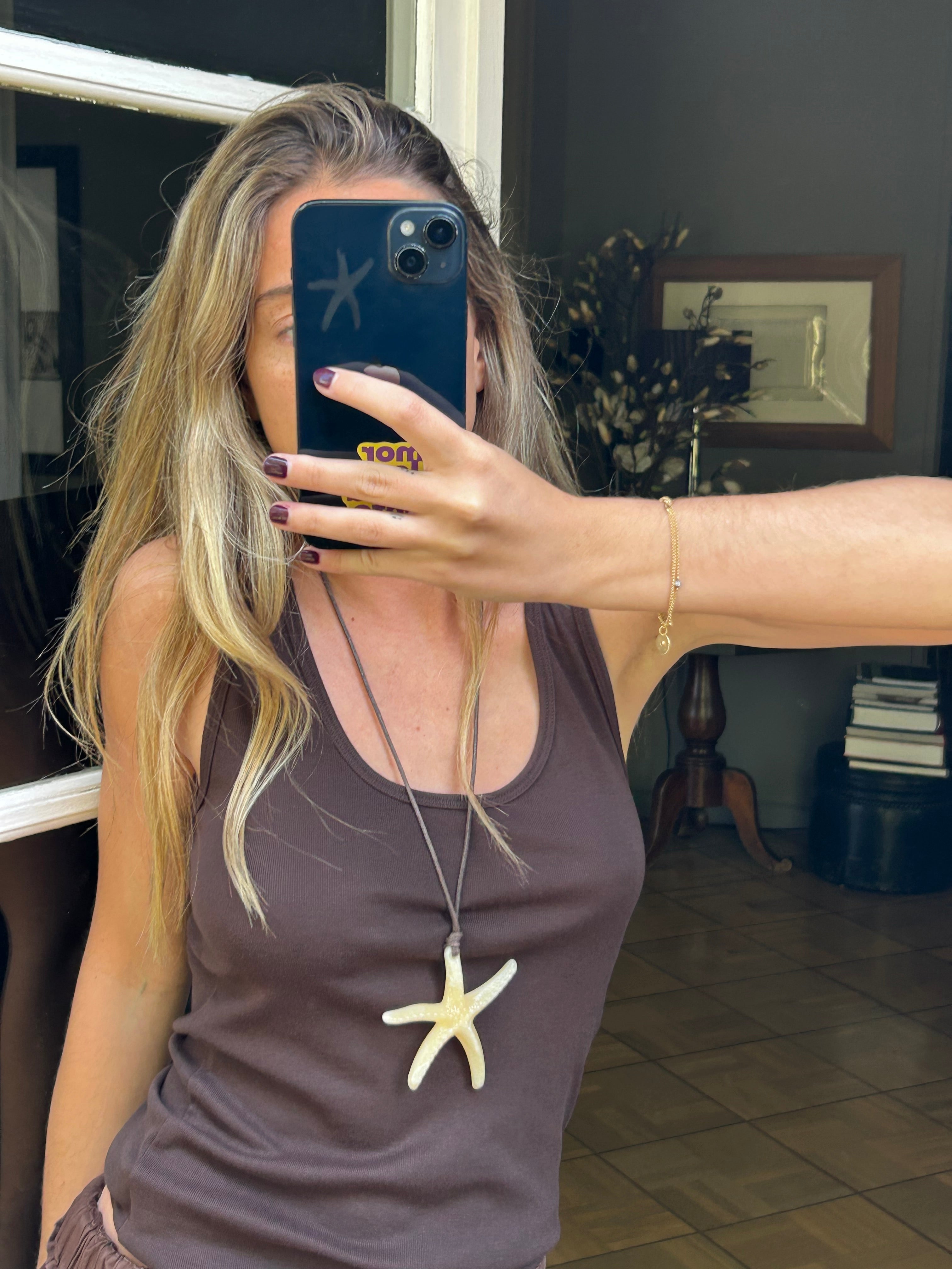 The Seastar Necklace - Lime