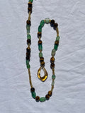 The Lock Necklace - Moss
