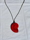 The Shell Necklace - Red