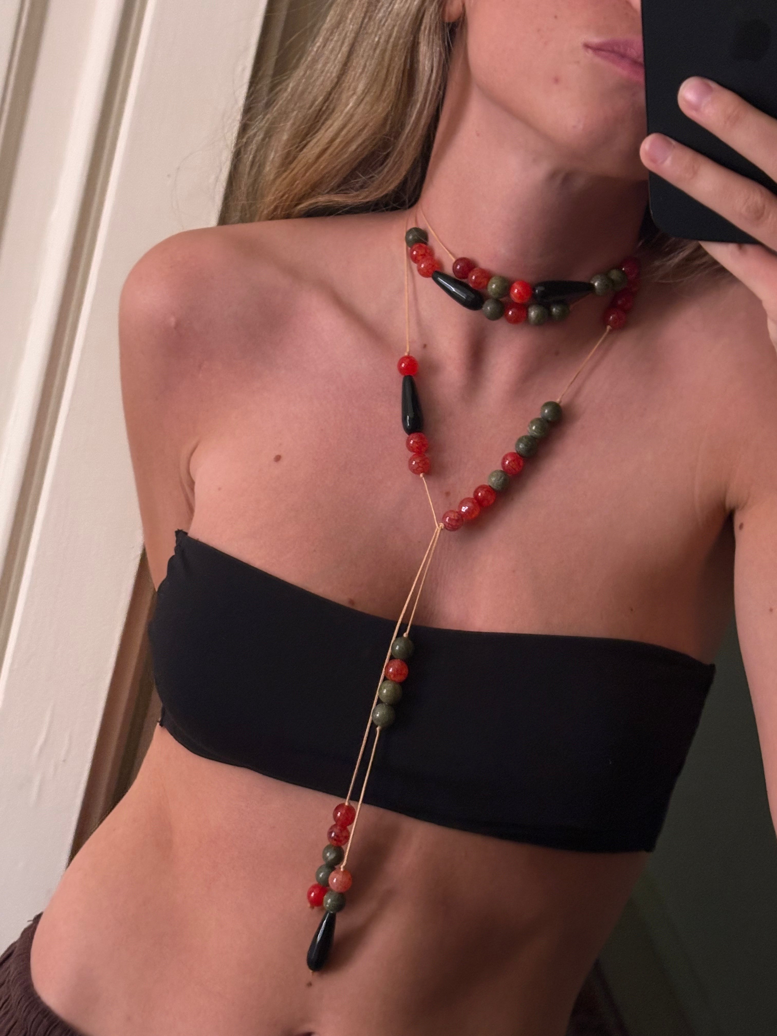 Wrap it Necklace - Sculptural