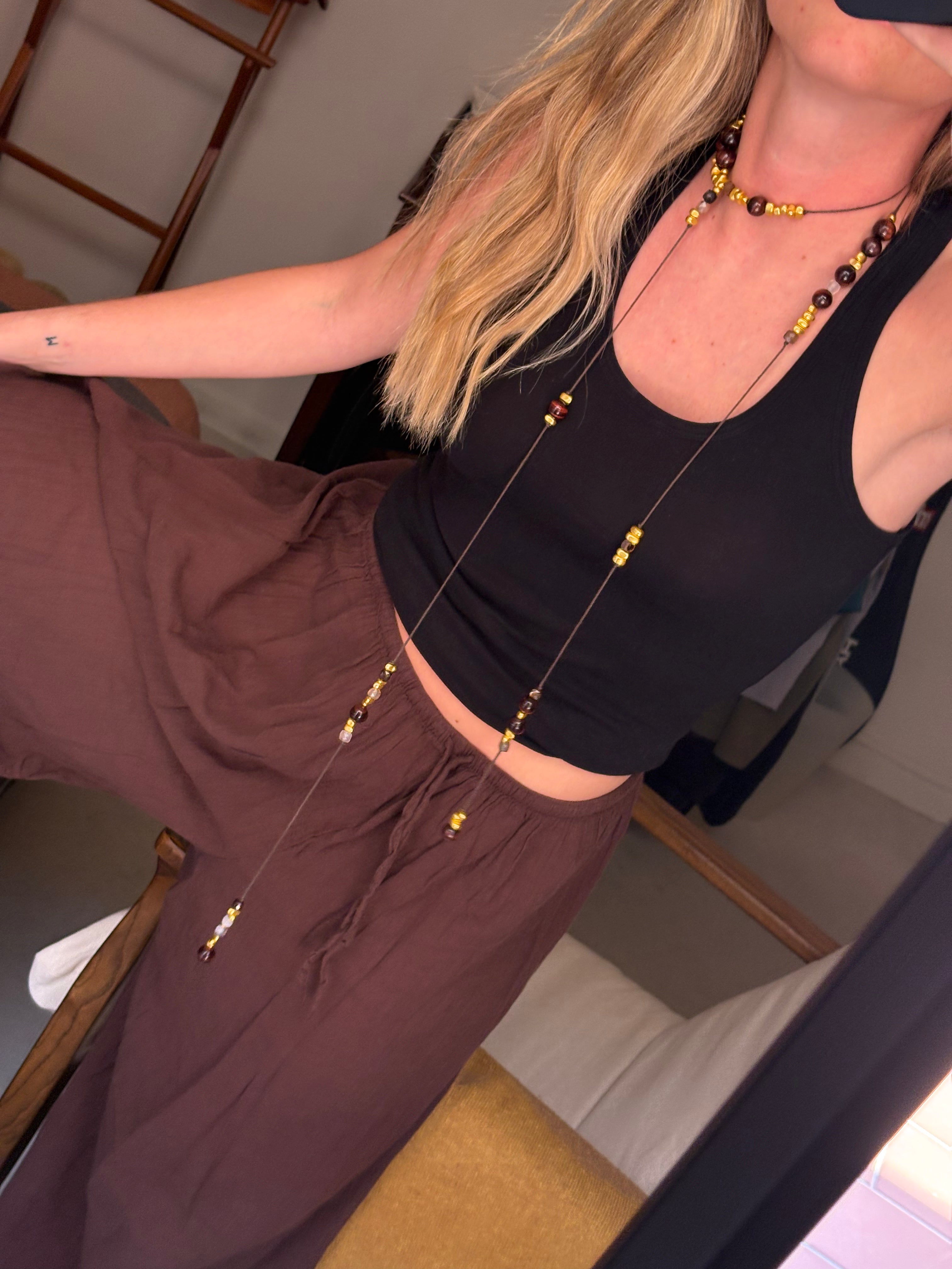 Wrap It Necklace - Gold
