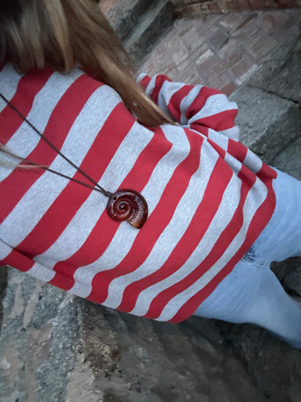 The Shell Necklace - Amber