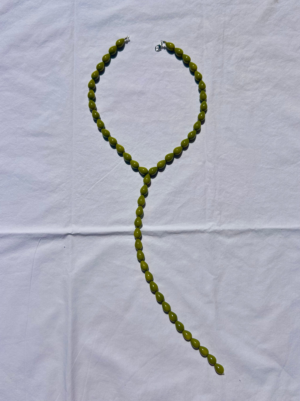 The Line Neckalce - Olive