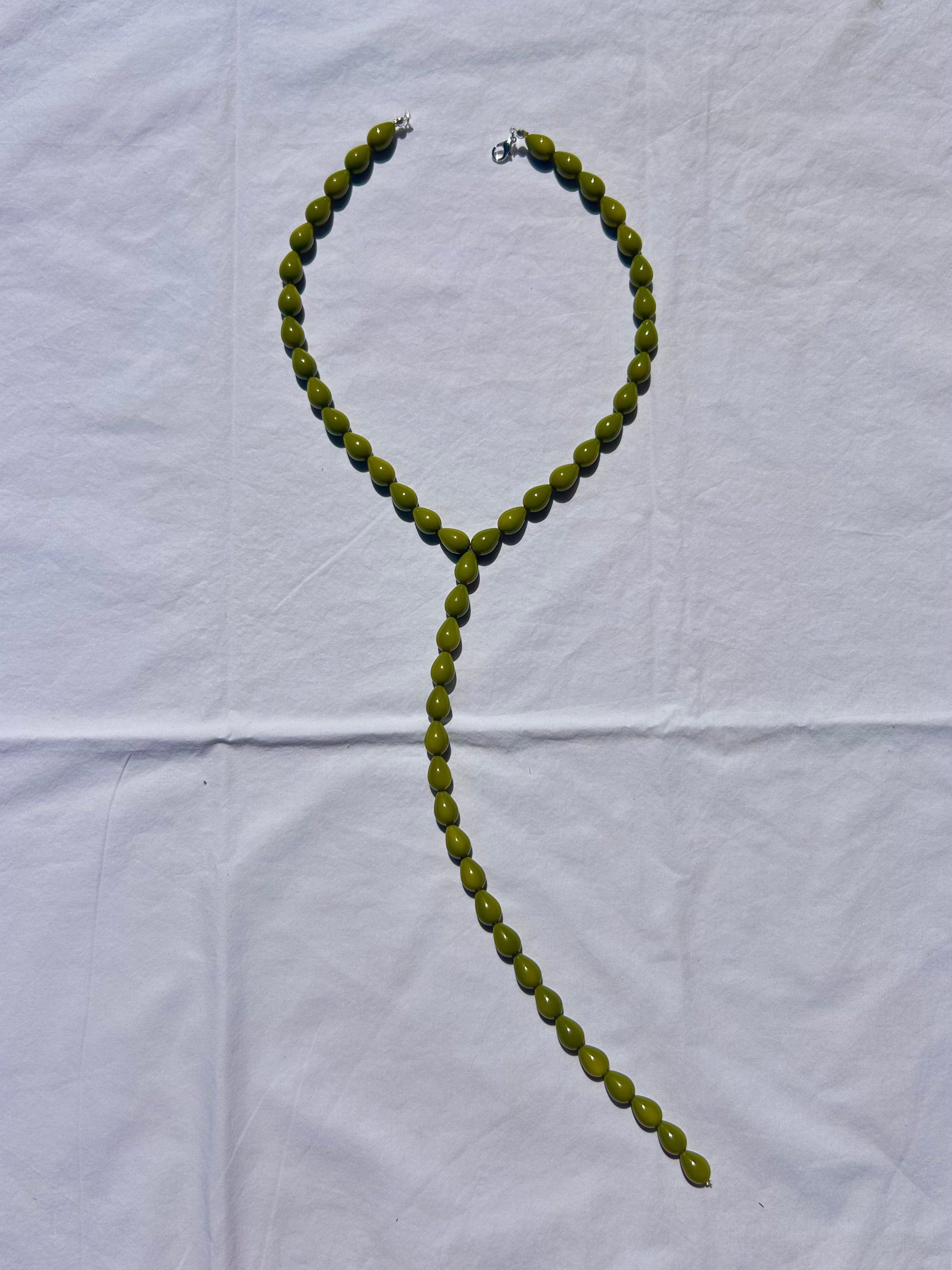 The Line Neckalce - Olive